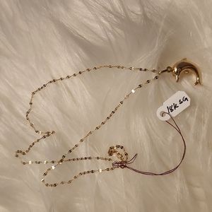 18" 18K Saudi Gold  Real  New